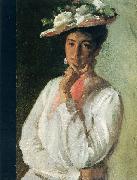 Woman in White Chase, William Merritt